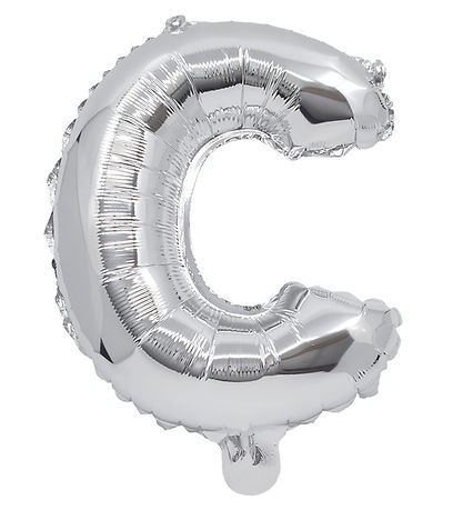 Decorata Party Foileballon - 31 cm - C - Sølv