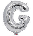 Decorata Party Foileballon - 33 cm - G - Sølv