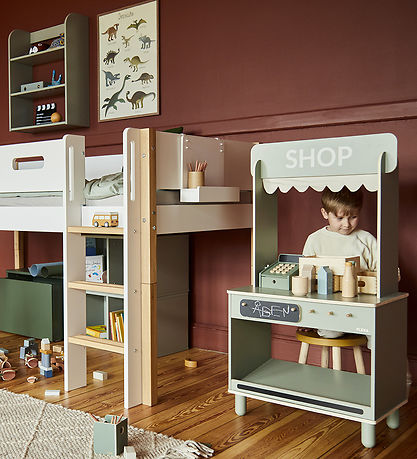 Flexa Butik og Café - Træ - Play - Natural Green