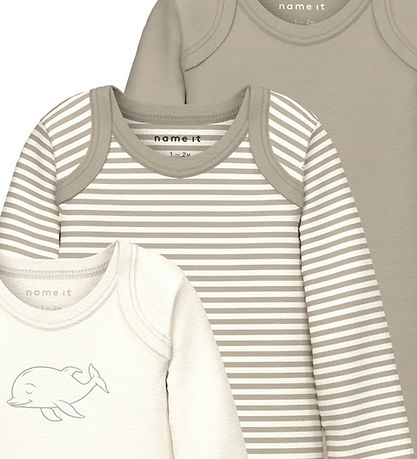 Name It Body l/æ - Noos - NbnBody - 3-pak - Pure Cashmere