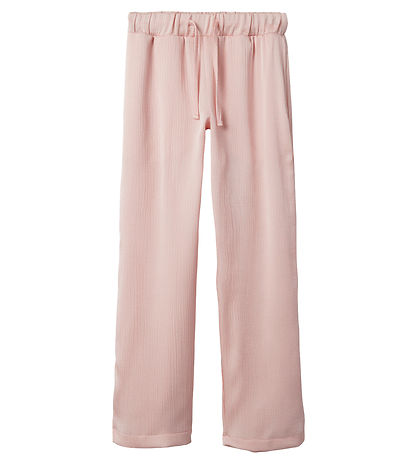 Name It Bukser - NkfHanin - Lilac Snow m. Struktur