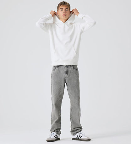 LMTD Jeans - NlmNeizza - Light Grey Denim/STONEWASH