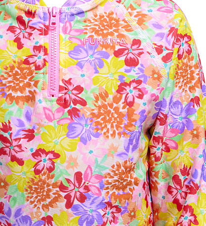 Funkita Badebluse - Zippy Rash - UV50+ - Summer Garden