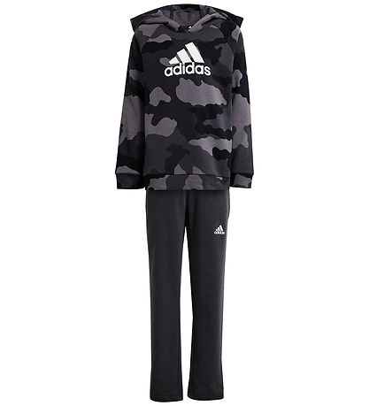 adidas Performance Sweatsæt - LK Camo HD - Sort/Grå