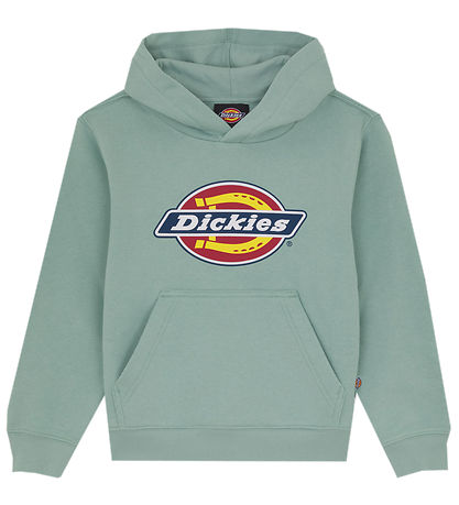 Dickies Hættetrøje - Blue Surf m. Logo
