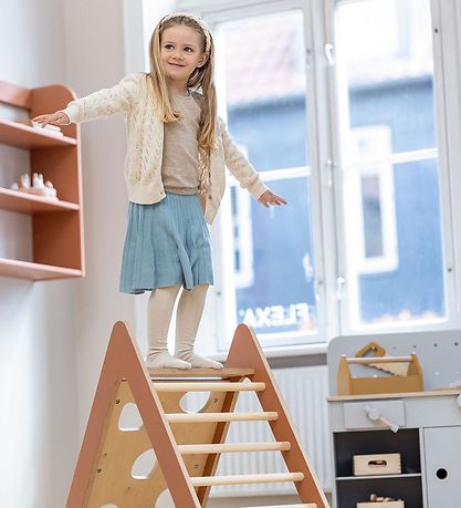 Flexa Legetårn - Midi - Play - 83,7x45,6x73,6 cm - Blush/Birch P