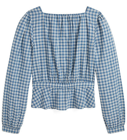 Polo Ralph Lauren Skjortebluse - Hemingway - Støvet Blå/Hvidtern