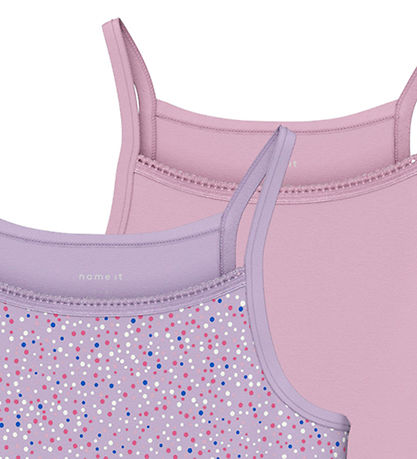 Name It Undertrøje - Noos - NkfStrap - 2-pak - Pastel Lilac