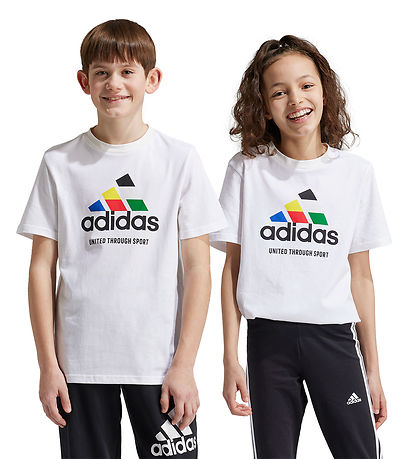 adidas Performance T-shirt - Tiro Nations - Hvid