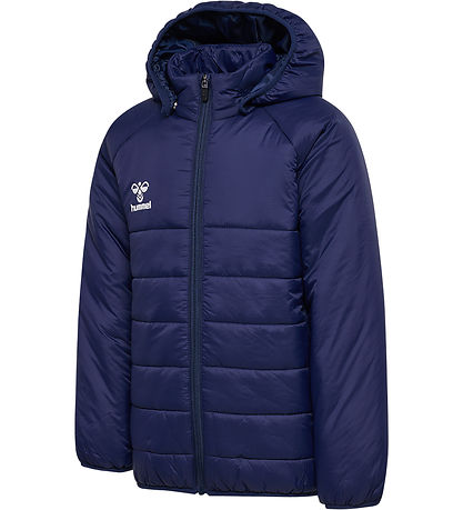 Hummel Dynejakke - HmlGo Quilted Hood - Marine