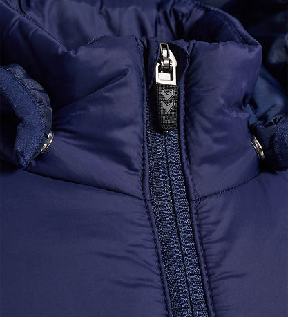 Hummel Dynejakke - HmlGo Quilted Hood - Marine