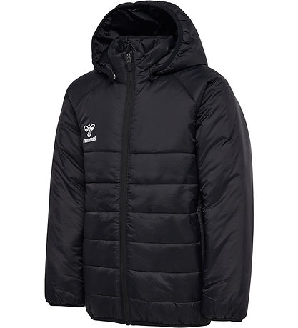 Hummel Dynejakke - HmlGo Quilted Hood - Sort