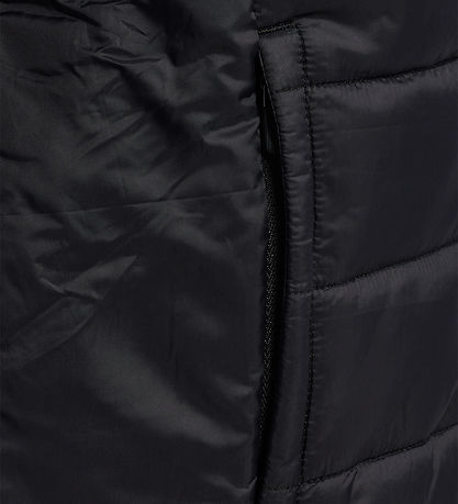 Hummel Dynejakke - HmlGo Quilted Hood - Sort