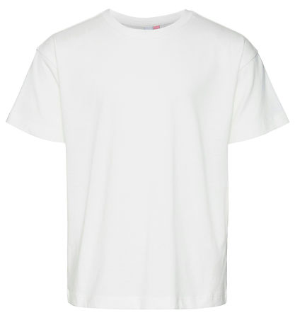 Vero Moda Girl T-shirt - VmAppleheart - Snow White/Backprint Gre