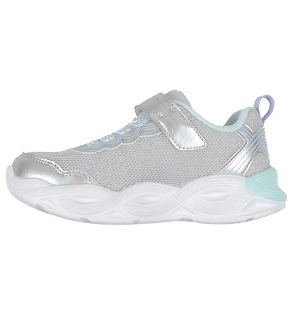 Skechers Sko m. Lys - Twisty Glow - Silver/Multi