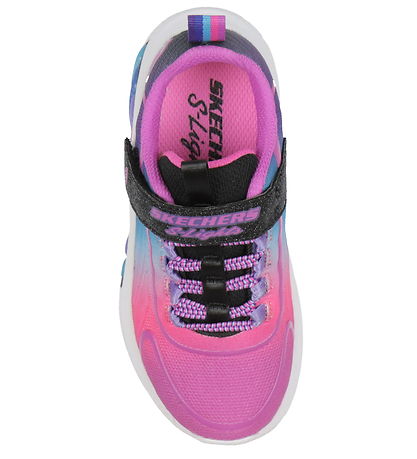 Skechers Sko m. Lys - Rainbow Cruisers - Black/Multi