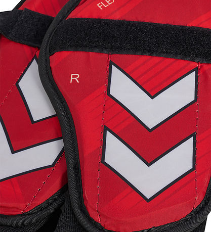 Hummel Benskinner - HmlShin Guards Flex Shell - Pompeian Red
