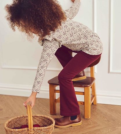 Müsli Bukser - Cozy Me Sweat Flared - Cabernet