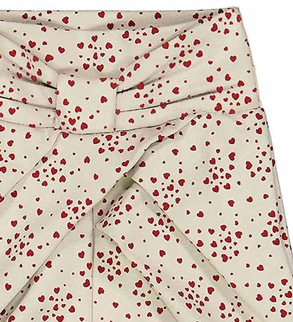 Müsli Bukser - Love Bow - Soft Green/Cabernet