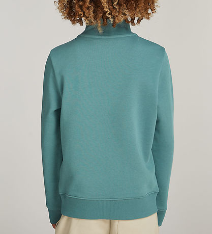 Calvin Klein Sweatshirt - Monogram Mini Badge Half-Zip - North A