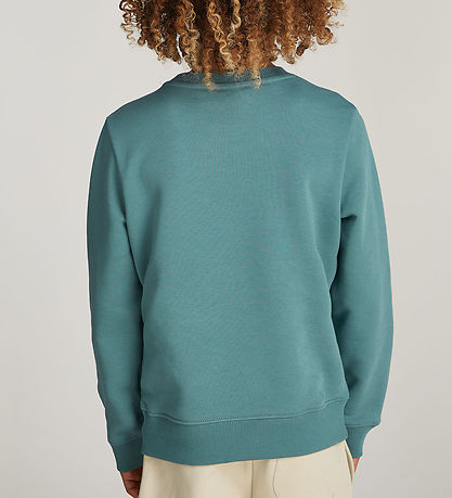 Calvin Klein Sweatshirt - Mono Mini Badge - North Atlantic