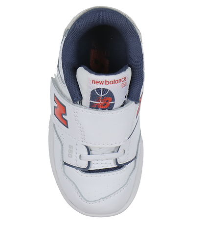 New Balance Sko - 550 - White/True Red