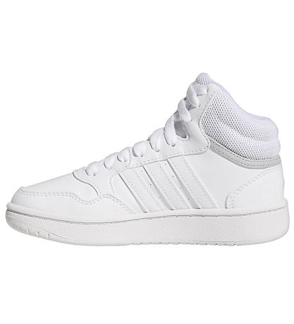 adidas Performance Sko - Hoops 3.0 Mid K - Hvid