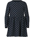 Name It Kjole - NmfVivia - Noos - Dark Sapphire/Dots Aop In Brig