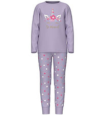 Name It Nattøj - NkfNightset - Noos - Pastel Lilac