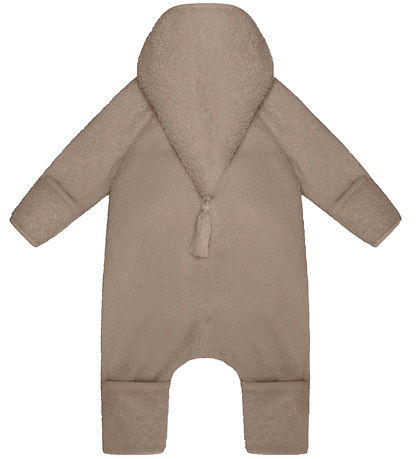 Mini A Ture Fleecedragt - Teddy - MatAdel - Grey Brown