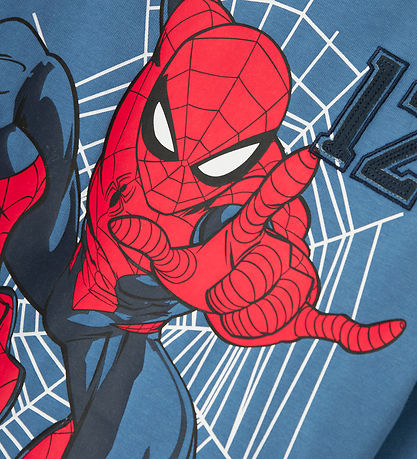 Name It Bluse - NmmJaris Spiderman - Coronet Blue