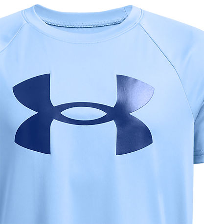 Under Armour T-shirt - Tech Big Logo - Horizon Blue/Mørkeblå