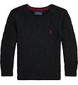 Polo Ralph Lauren Bluse - Strik - Sort