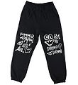 Emporio Armani Sweatpants - Sort m. Hvid