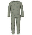 Name It Nattøj - Noos - NmmNightset - Rib - Agave Green