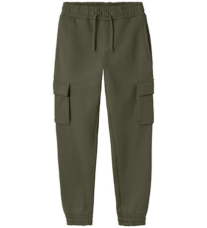 Name It Sweatpants - NkmOllie - Noos - Olive Night