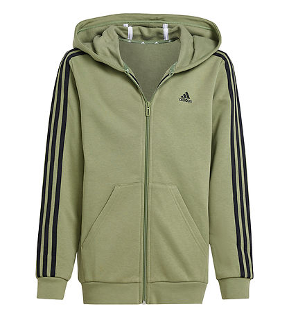 adidas Performance Cardigan - U 3S FL FZ - Grøn/Sort