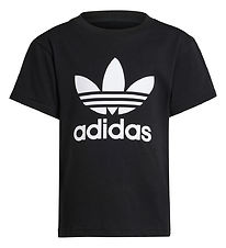 adidas Originals T-shirt - Trefoil - Sort