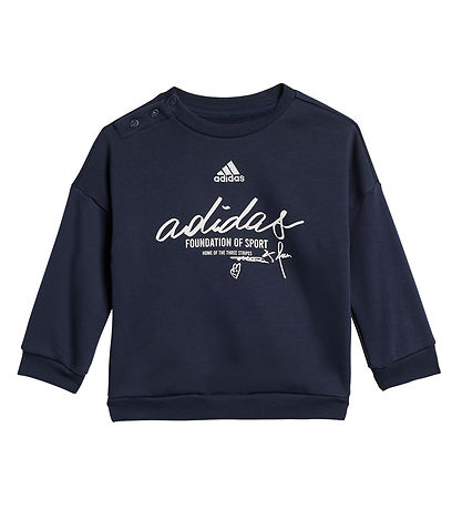 adidas Performance Sweatsæt - I Bluv Jogger - Navy/Hvid