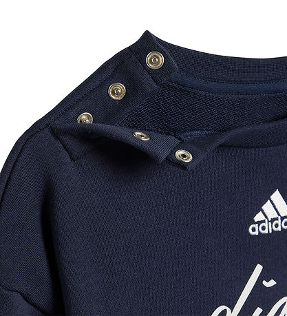 adidas Performance Sweatsæt - I Bluv Jogger - Navy/Hvid