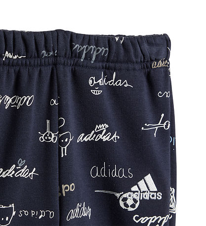 adidas Performance Sweatsæt - I Bluv Jogger - Navy/Hvid