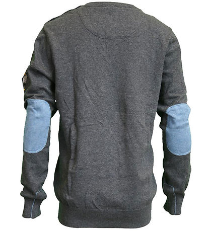 Hound Bluse - Strik - Dark Grey Melange