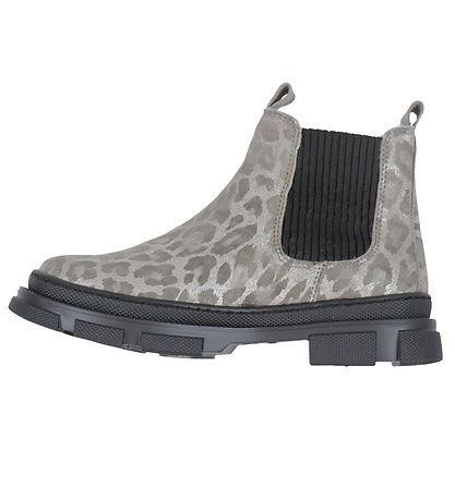 Angulus Støvler m. For - Chelsea - Silver Leo/Black