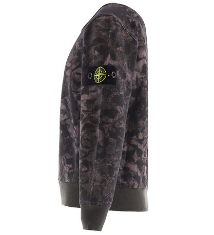Stone Island Sweatshirt - Sortmeleret