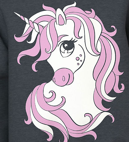 Name It Sweatshirt - NmfVeda - Dark Sapphire/Cute Unicorn