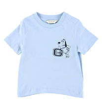 GANT T-Shirt - Fresh Blue m. Hund