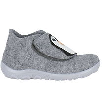 Superfit Slippers - Wool - Happy - Grey/Black