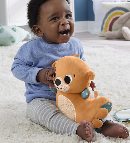 Fisher-Price Bamse - 22,8 cm - 2-In-1 Rockin' Tummy Time Otter