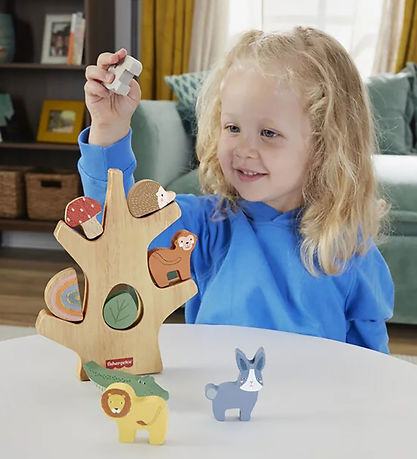 Fisher-Price Balancetræ - 10 Dele - Træ