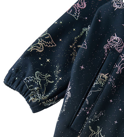 Name It Softshelldragt m. Fleece - Noos - NmfAlfa08 - Dark Sapph